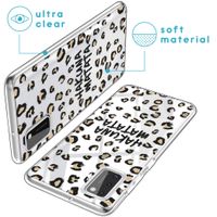 imoshion Design Hülle Samsung Galaxy A41 - Leopard - Braun / Schwarz