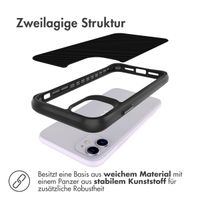 imoshion Rugged Hybrid Carbon Case für das Apple iPhone 11 - Black
