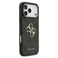 Guess 4G Metal Logo Back Cover Apple iPhone 17 Pro Max - Schwarz
