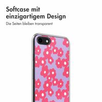 imoshion  Design Hülle für das iPhone SE (2022 / 2020) / 8 / 7 - Dusty Rose Blossoms