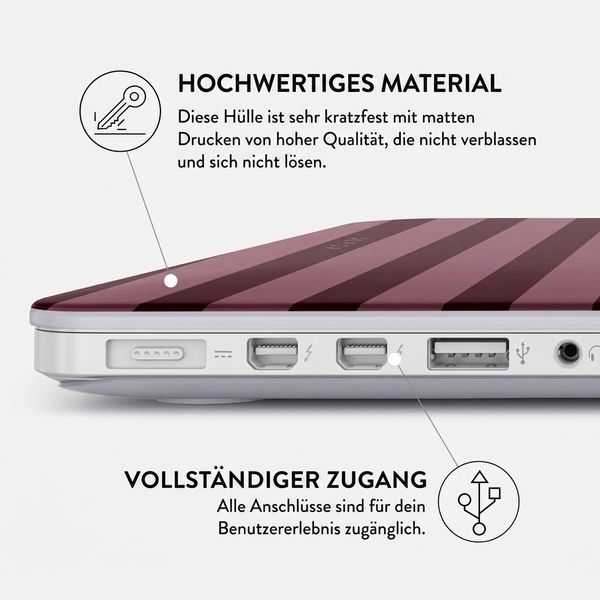 Burga Hardshell Hülle Apple MacBook Air 13 Zoll (2022 / 2024 M3 / 2025 M4 / 2026 M5) - Spellbound