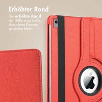 imoshion 360° drehbare Klapphülle Apple iPad 9 (2021) 10.2 Zoll / iPad 8 (2020) 10.2 Zoll / iPad 7 (2019) 10.2 Zoll - Rot