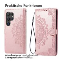 imoshion Mandala Klapphülle für das Samsung Galaxy S25 Ultra - Rose Gold