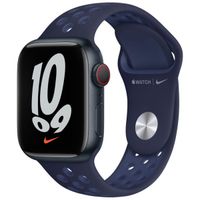 Apple Nike Sport Armband für das  Apple Watch Series 1 t/m 9 / SE (38/40/41 mm) | Series 10 / 11 (42 mm) - Midnight Navy