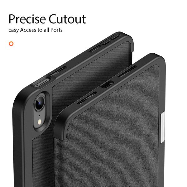 Dux Ducis Domo Klapphülle Apple iPad Mini 7 (2024) / iPad Mini 6 (2021) - Schwarz