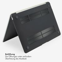 Selencia Cover mit gewebter Oberfläche für das MacBook Air 13 Zoll (2018-2020) - A1932 / A2179 / A2337 - Beige