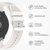 imoshion Silikonband für das OnePlus Watch 3 / 2 / 2R / Oppo Watch X2 / X - Beige
