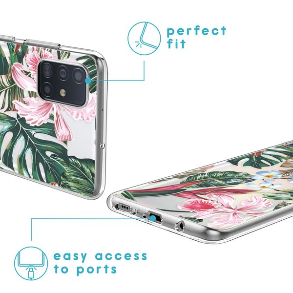 imoshion Design Hülle Samsung Galaxy A51 - Tropical Jungle