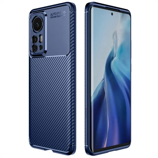 imoshion Carbon-Hülle für das Xiaomi 12 / 12X - Blau