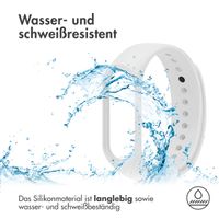 imoshion Silikonarmband für das Xiaomi Mi Band 3 / 4 - Weiß