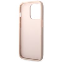 Guess 4G Metal Logo Back Cover Apple iPhone 14 Pro - Rosa