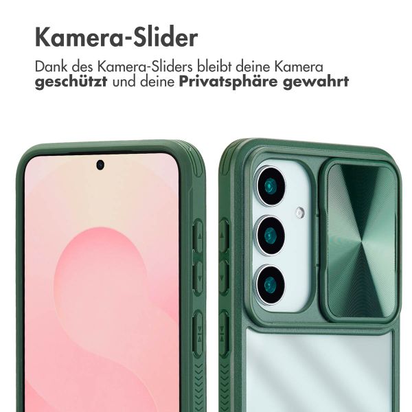 imoshion Back Cover mit Kameraschieber Samsung Galaxy S25 - Dunkelgrün