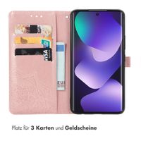 imoshion Mandala Klapphülle Xiaomi Redmi Note 15 (4G) - Rose Gold