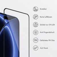 Accezz Gehärtetes Glas Displayschutz mit Applikator - 2-Pack Apple iPhone 18 Pro / 17 Pro