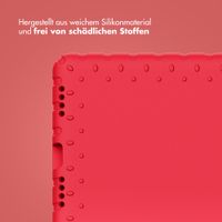 imoshion Schutzhülle mit Handgriff kindersicher Apple iPad 11 (2025) 11 Zoll A16 / iPad 10 (2022) 10.9 Zoll - Rot