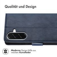 imoshion Luxuriöse Klapphülle Samsung Galaxy A57 (5G) - Dunkelblau