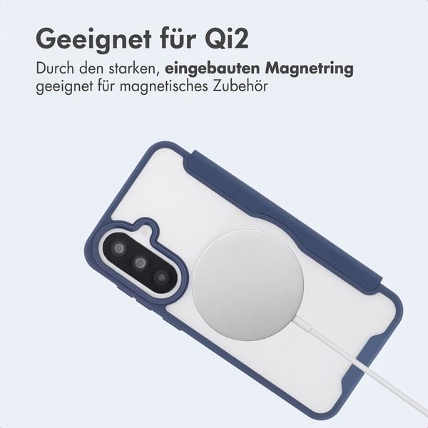 imoshion Transparente Bookcase mit MagSafe Samsung Galaxy A37 (5G) - Blau