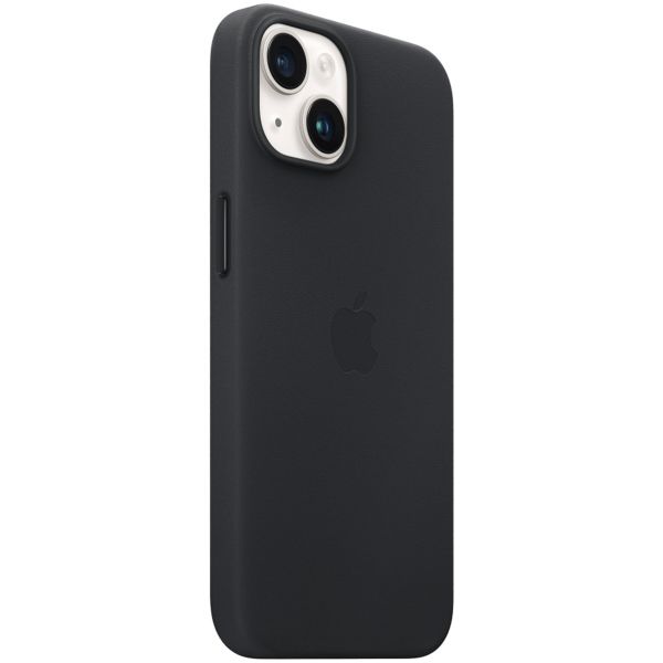 Apple Leder-Case MagSafe für das iPhone 14 - Midnight