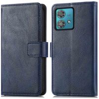 imoshion Luxuriöse Klapphülle Motorola Moto G84 - Dunkelblau