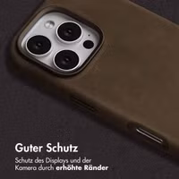 Accezz Vintage Leather Magsafe Backcover Apple iPhone 16 Pro - Rustic Brown