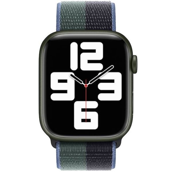Apple Sport Loop Armband für das  Apple Watch Series 1 t/m 11 / SE / Ultra (44/45/46/49 mm) - Midnight Green