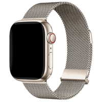 imoshion Mailändische Magnetarmband für Apple Watch | 44/45/46/49 mm - Starlight