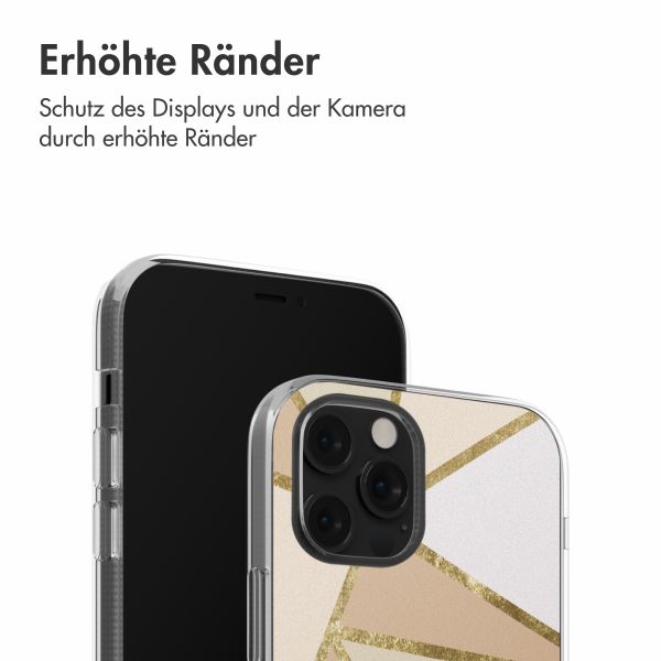 imoshion  Design Hülle für das iPhone 12 (Pro) - Graphic Beige