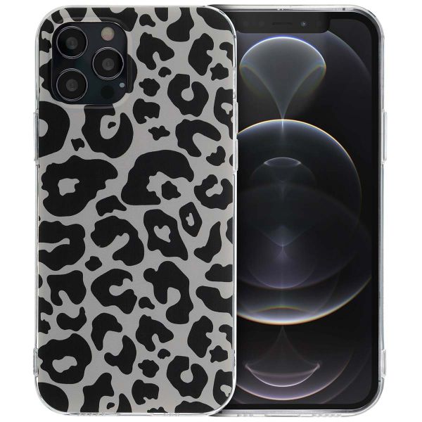 imoshion Design Hülle Apple iPhone 12 (Pro) - Leopard Transparent