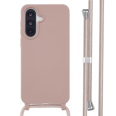 imoshion SilikonHülle mit Band Samsung Galaxy A37 (5G) - Sand Pink