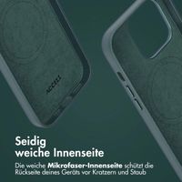 Accezz 2-in-1 Klapphülle aus Leder mit MagSafe Apple iPhone 14 Pro - Cedar Green