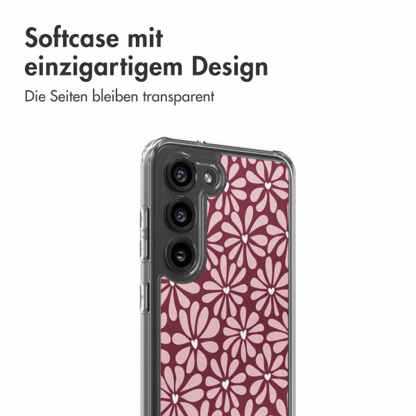 imoshion Design Hülle Samsung Galaxy S23 - Bloom Love Blush