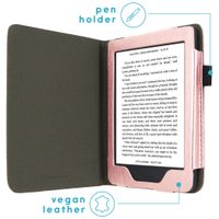 imoshion Vegan Leather Klapphülle Kobo Nia - Rosé gold
