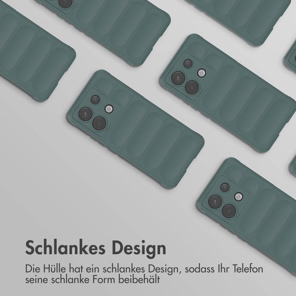 imoshion EasyGrip Back Cover für das Xiaomi Redmi Note 13 Pro (5G) - Dunkelgrün