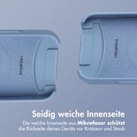 imoshion Color Backcover mit abtrennbarem Band MagSafe für das Apple iPhone 16 Pro - Ash Blue