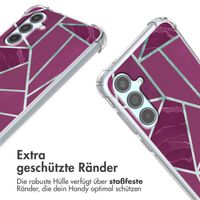 imoshion Design Hülle mit Band Samsung Galaxy A55 - Bordeaux Graphic
