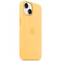 Apple Silikon-Case MagSafe für das Apple iPhone 14 - Sunglow