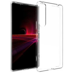 Accezz TPU Clear Cover für das Sony Xperia 1 IV - Transparent