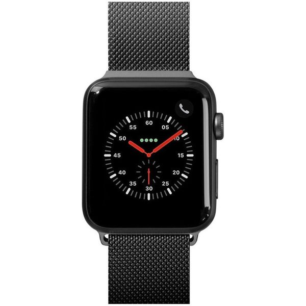 Laut Steel Loop für das Apple Watch Series 1-10 / SE / Ultra (2) - 42/44/45/46/49 mm - Schwarz