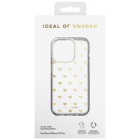 iDeal of Sweden Clear Case für das iPhone 15 Pro - Golden Hearts