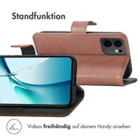 imoshion Luxuriöse Klapphülle Oppo Reno 13 - Braun