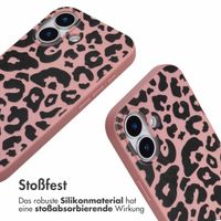 imoshion SilikonHülle design mit Band Apple iPhone 17 - Animal Pink