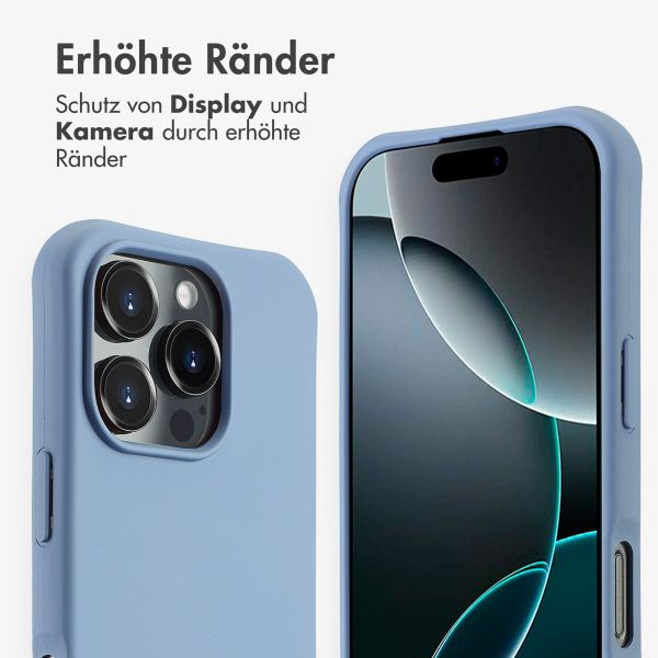 imoshion Color Backcover mit abtrennbarem Band MagSafe für das Apple iPhone 16 Pro - Ash Blue