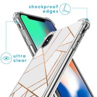 imoshion Design Hülle mit Band für das iPhone X / Xs - White Graphic