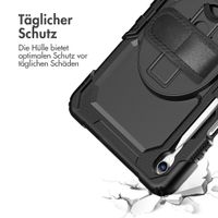 Accezz Robustes Back Cover mit Schultergurt Samsung Galaxy Tab S11 - Schwarz