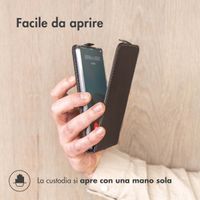 Accezz Flip Case Samsung Galaxy S25 Edge - Schwarz