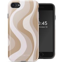 Selencia Vivid Tough Back Cover für das iPhone SE (2022 / 2020) / 8 / 7 - Desert Waves Beige