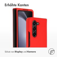 Accezz Liquid Silikoncase Samsung Galaxy Z Fold 5 - Rot