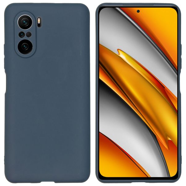 imoshion Color TPU Hülle für das  Xiaomi Poco F3 - Dunkelblau