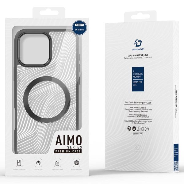 Dux Ducis Aimo Back Cover mit MagSafe für das iPhone 16 Pro - Transparent