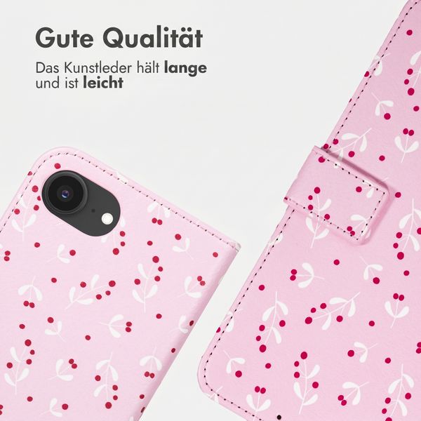 imoshion Design Klapphülle Apple iPhone 17e / 16e - Blush Berries